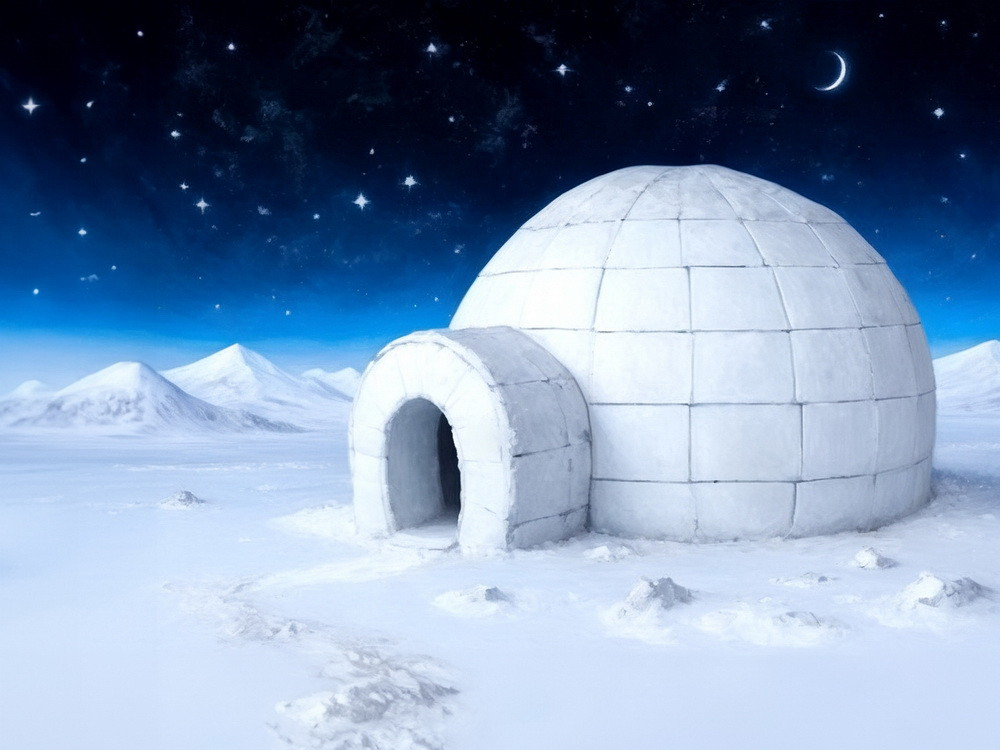 Backdrop "Igloo (snow hut)"