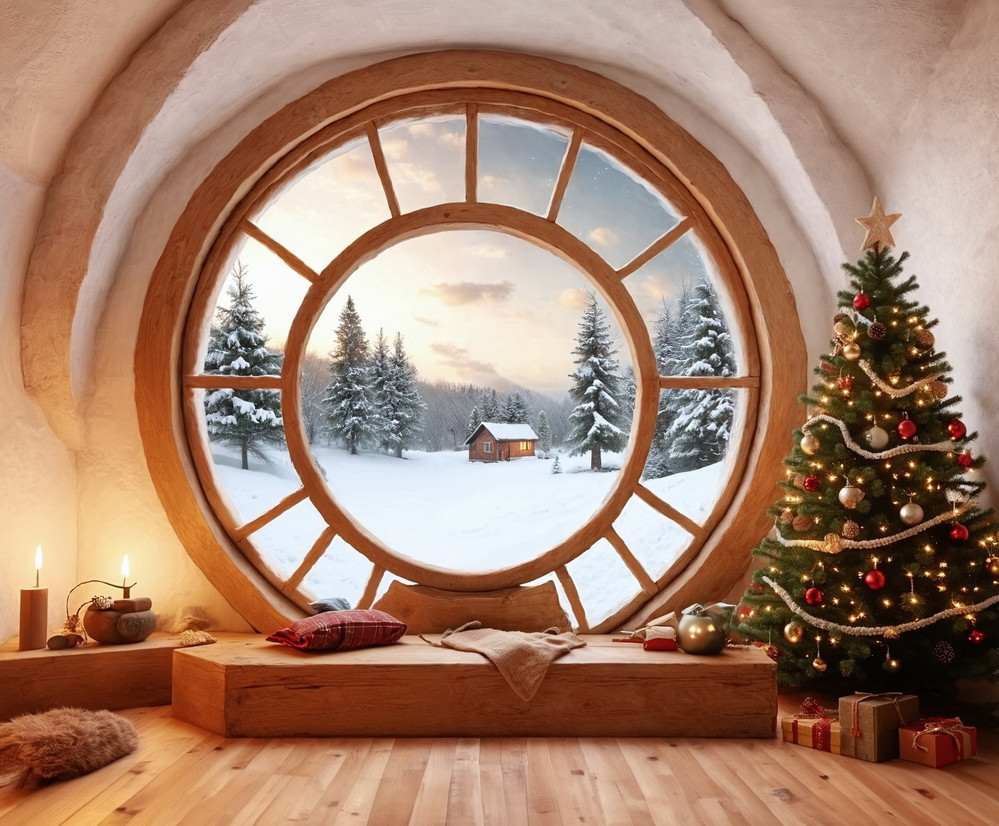 Backdrop "Circular window"