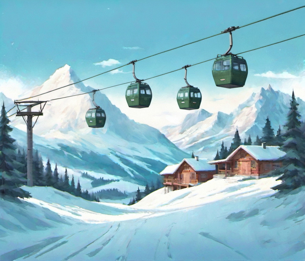 Backdrop "Ropeway"