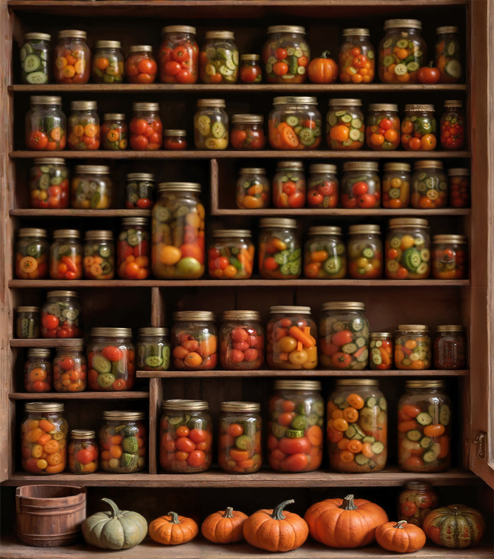 Backdrop "Dark jars v.2"