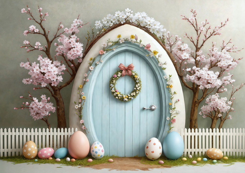 Backdrop "Blue arch"