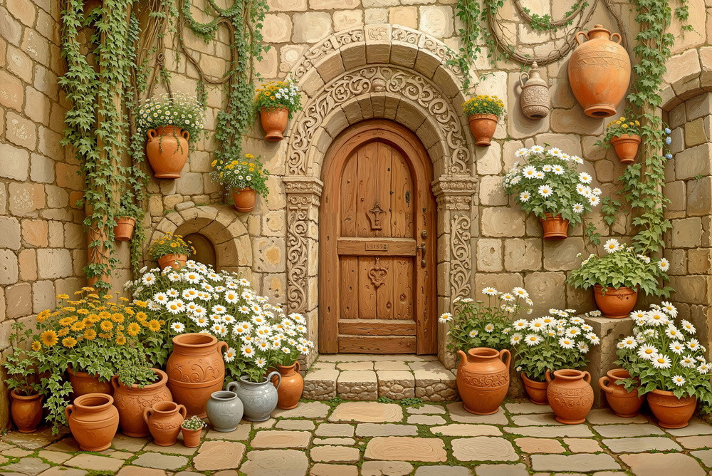 Backdrop "Stone garden"