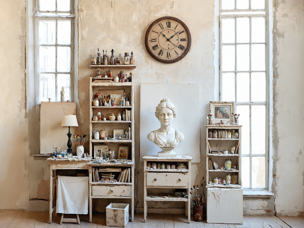 Backdrop "Art studio"