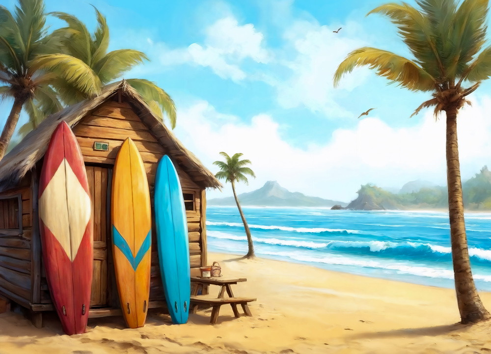 Backdrop "Catch the wave v.2"