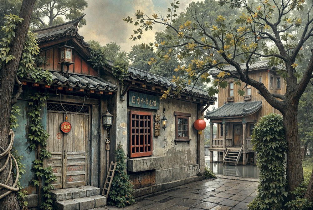 Backdrop "China town"