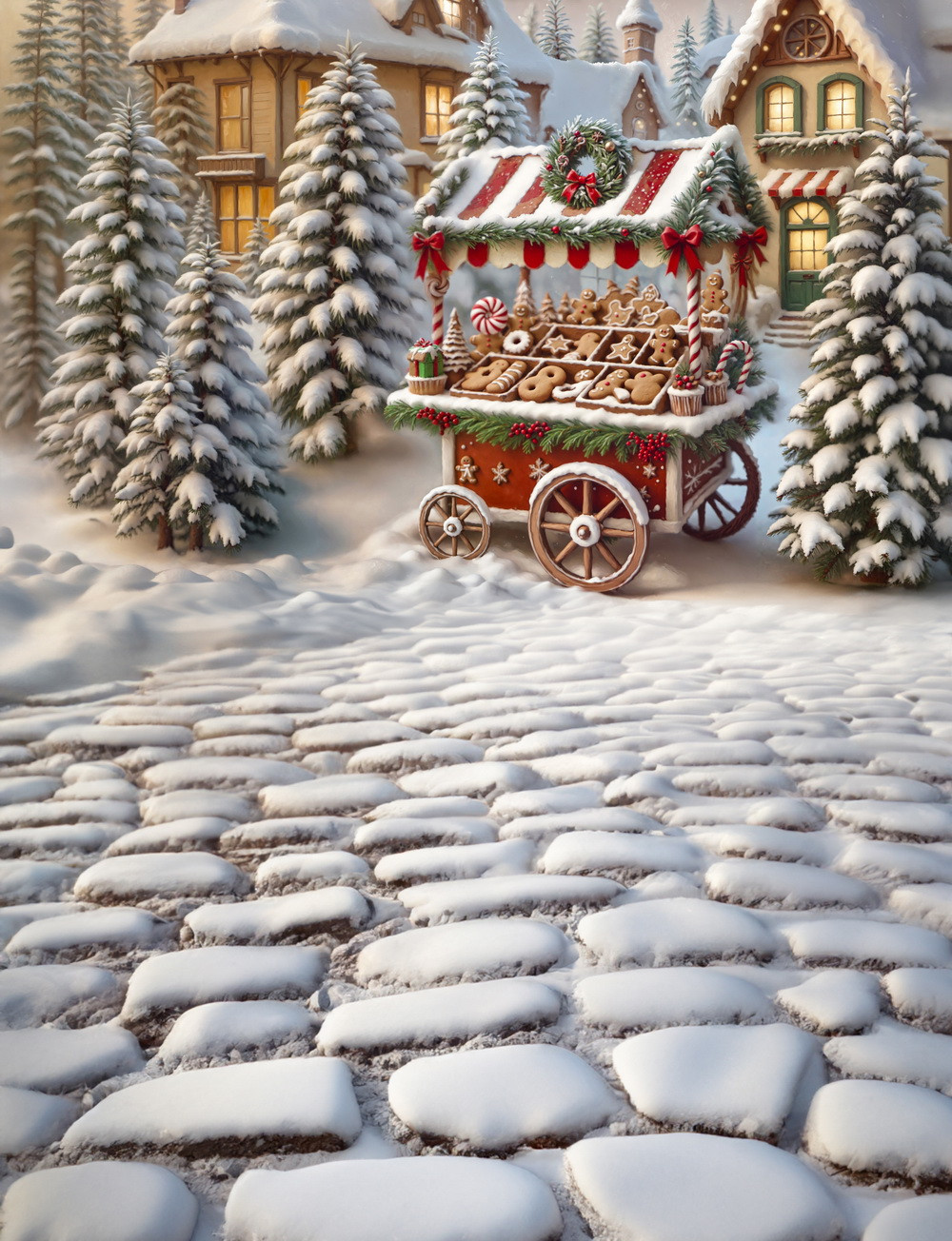 Combined backdrop "Bakery cart (day)" Combined backdrop "Bakery cart (day)"