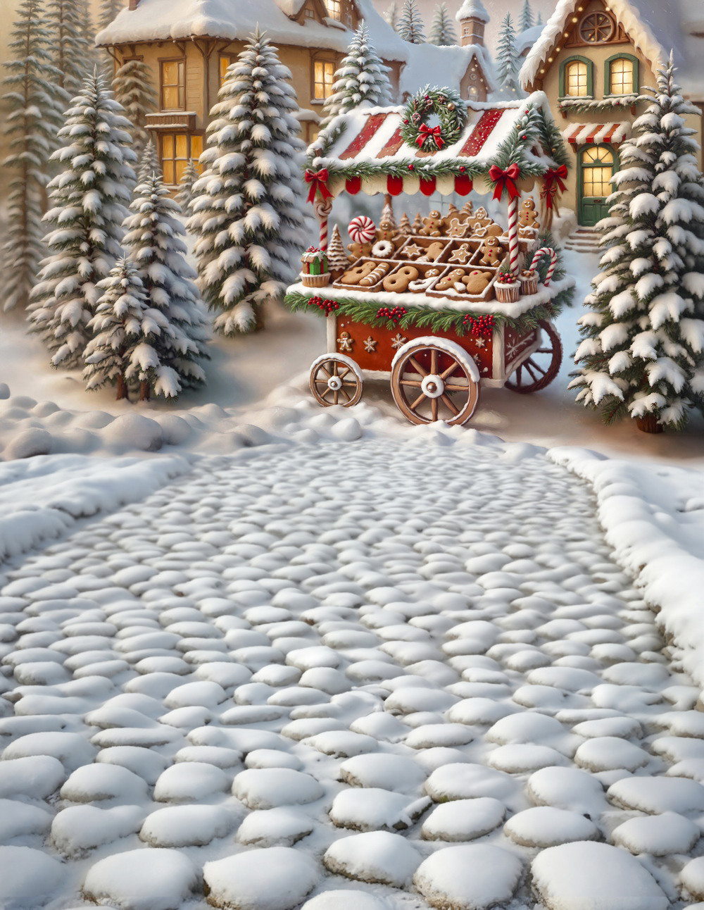 Combined backdrop "Bakery cart (day)" Combined backdrop "Bakery cart (day)"