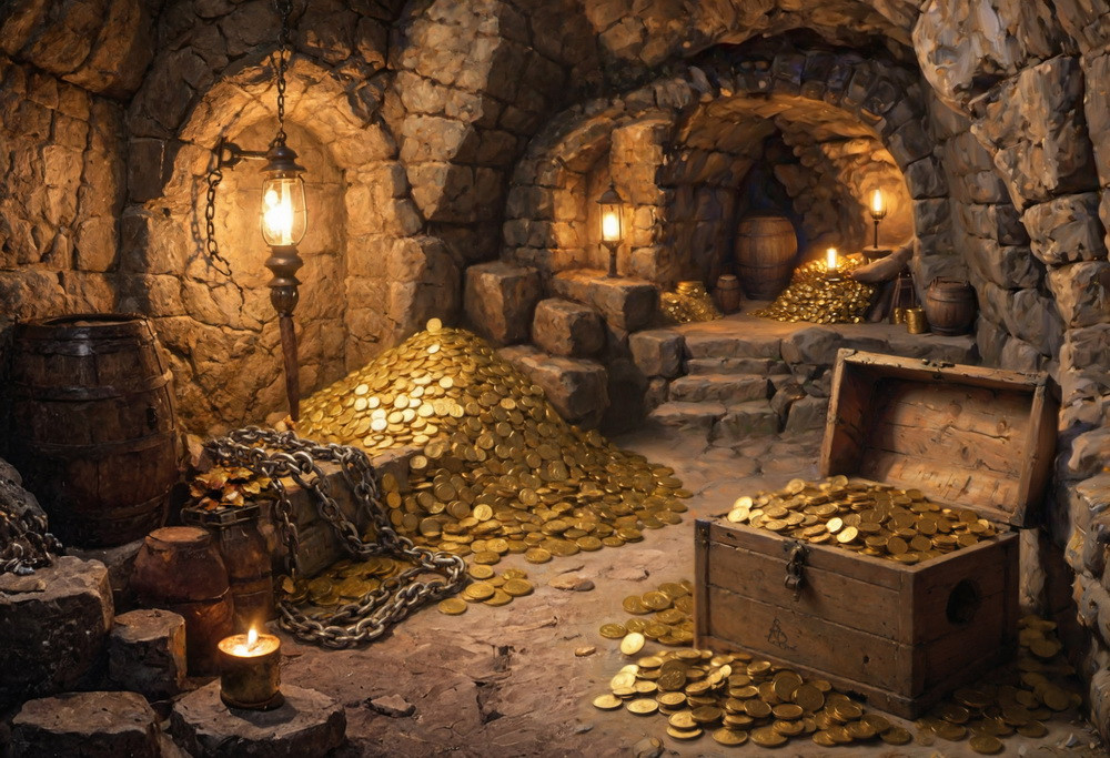 Backdrop "Treasure cave" Backdrop "Treasure cave"