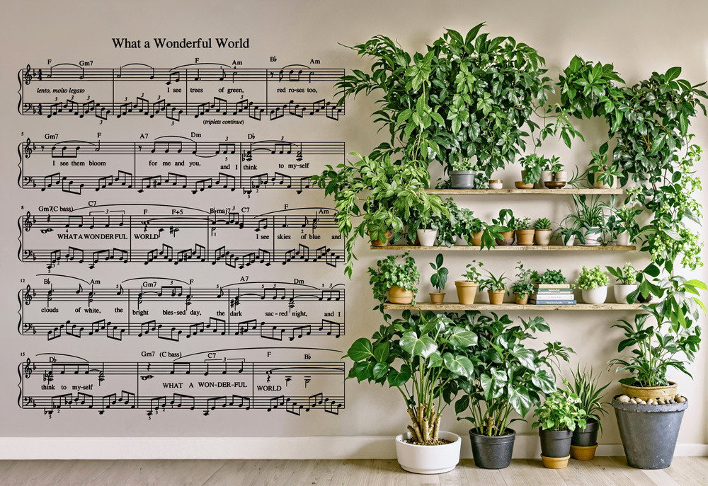 Backdrop "Notes on the wall, ver.1"