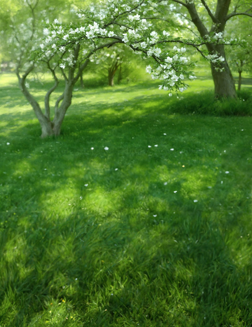 Combined backdrop "Blossom garden"