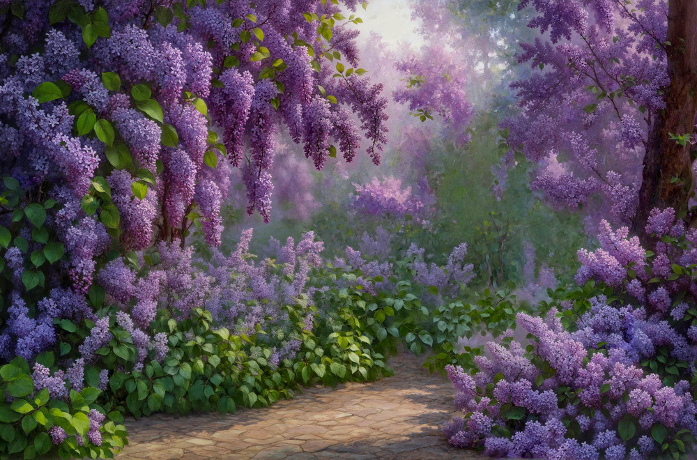 Backdrop "Liliac park" Backdrop "Liliac park"