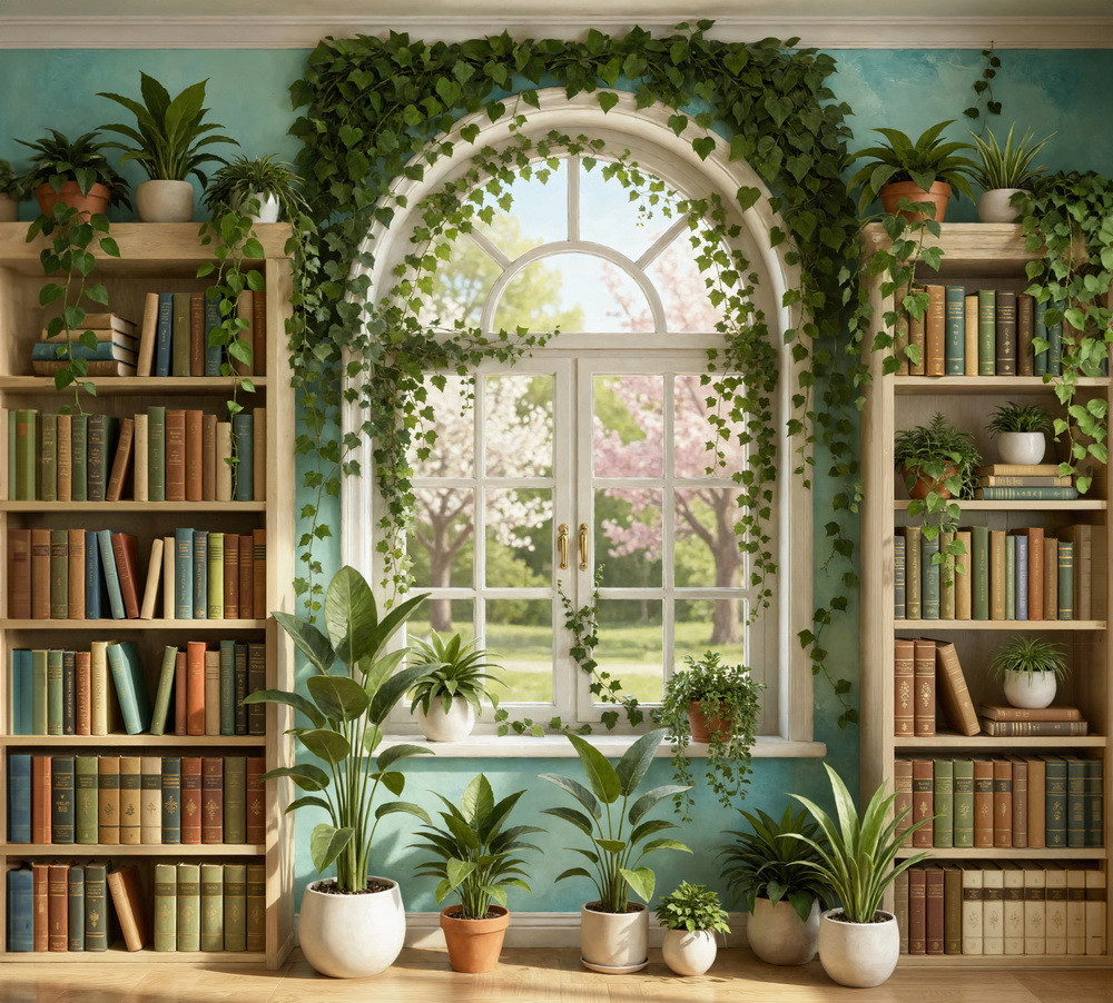 Backdrop "Library window"