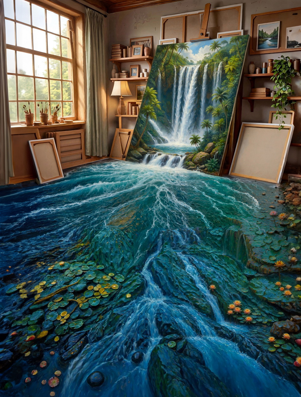 Нейрофотофон "Водопады" стена/пол