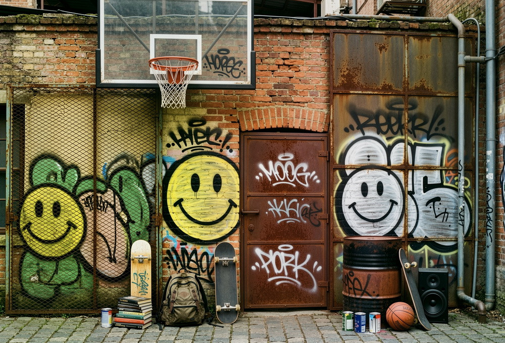 Custom backdrop "Smile style"