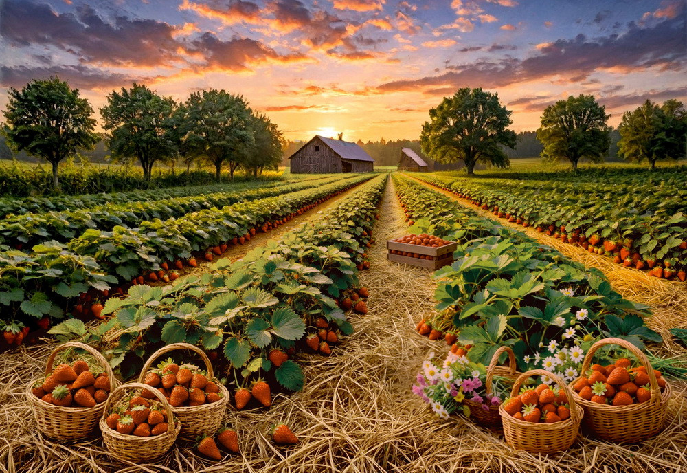 Backdrop "Strawberry Valley"