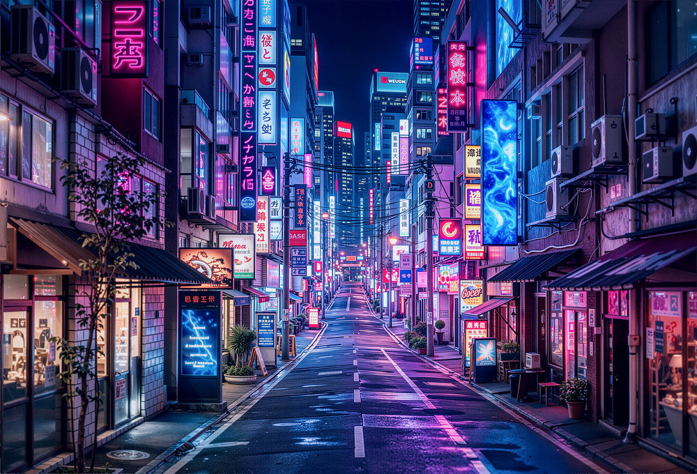 Backdrop "China town" (modern)