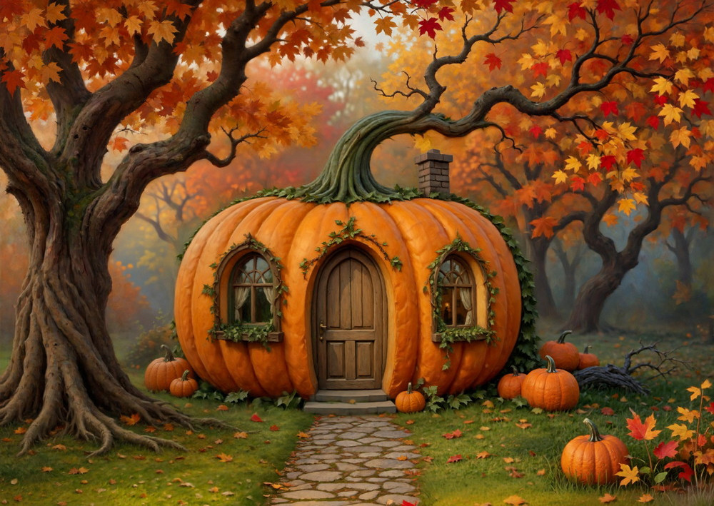 Backdrop "Pumpkin house 2.0"