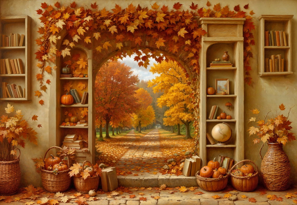 Custom backdrop "Autumn comfort"