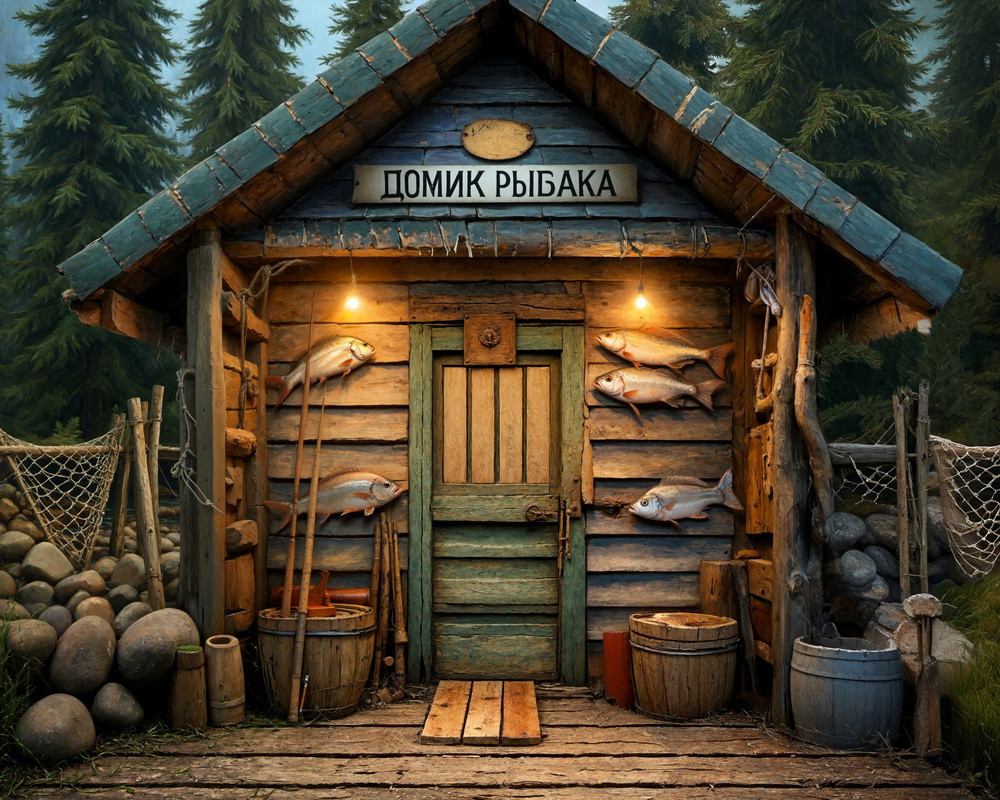 Backdrop "Fisherman house"