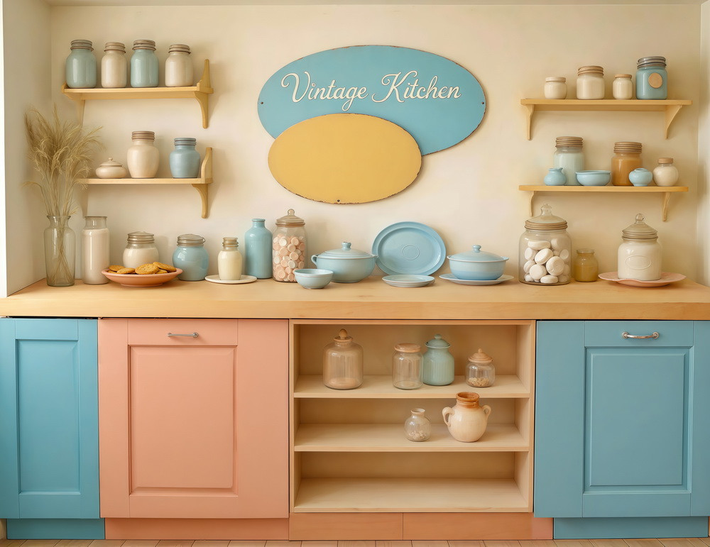 Backdrop "Vintage Kitchen (light)"
