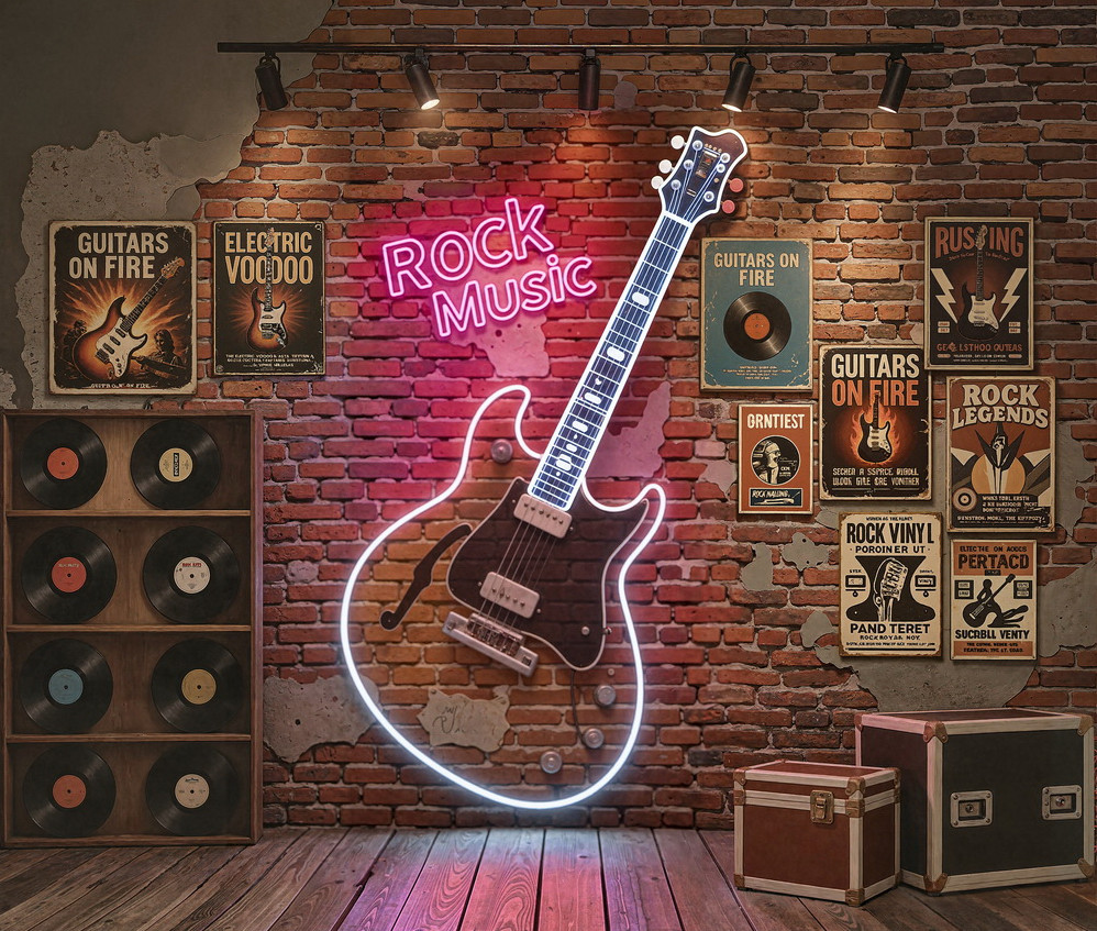 Backdrop "Rock Music"