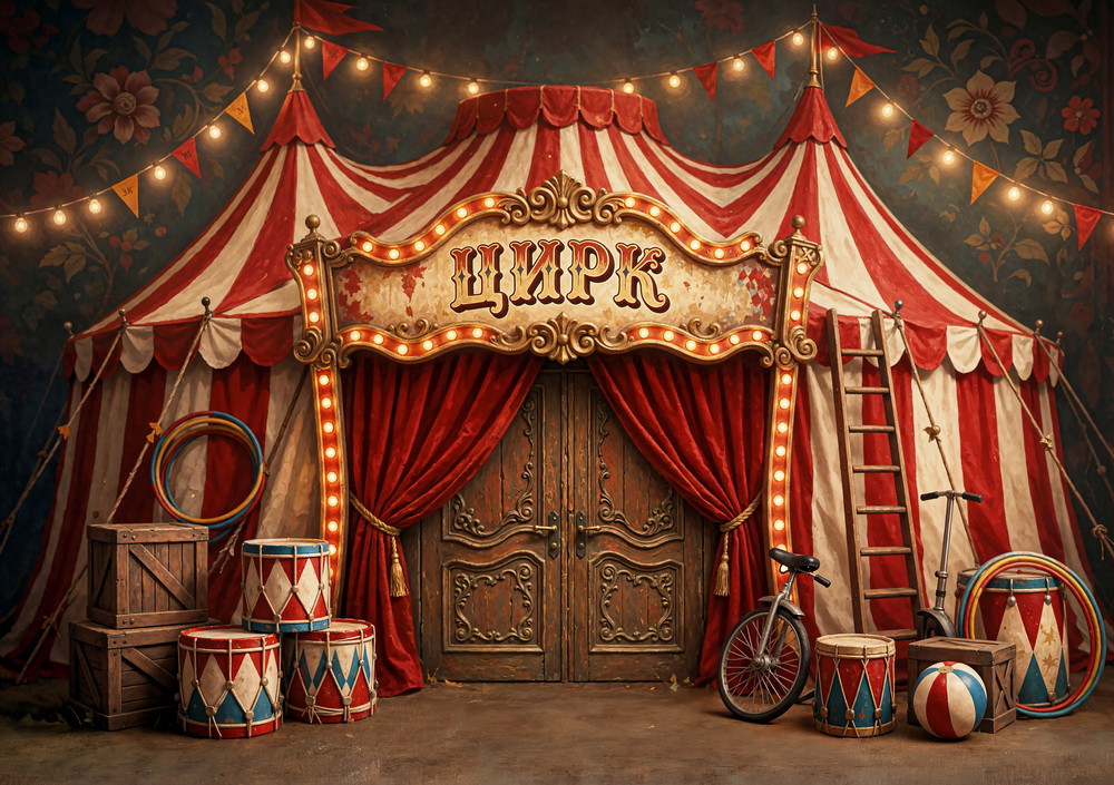 Backdrop "Fairground circus"