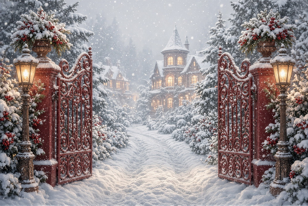 Backdrop "Red gates"