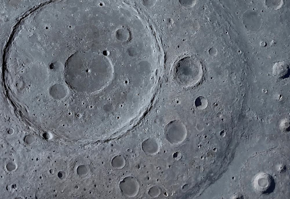 Backdrop "Lunar craters"