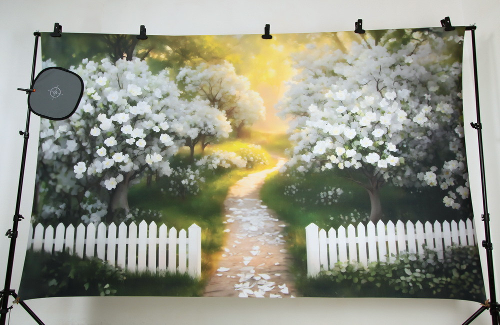 Backdrop "Apple garden"