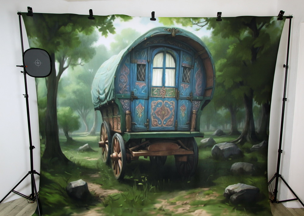 Backdrop "Gypsy wagon"