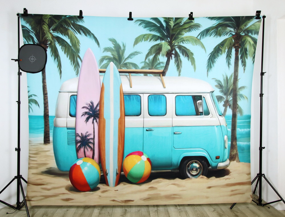 Backdrop "Beach Van"