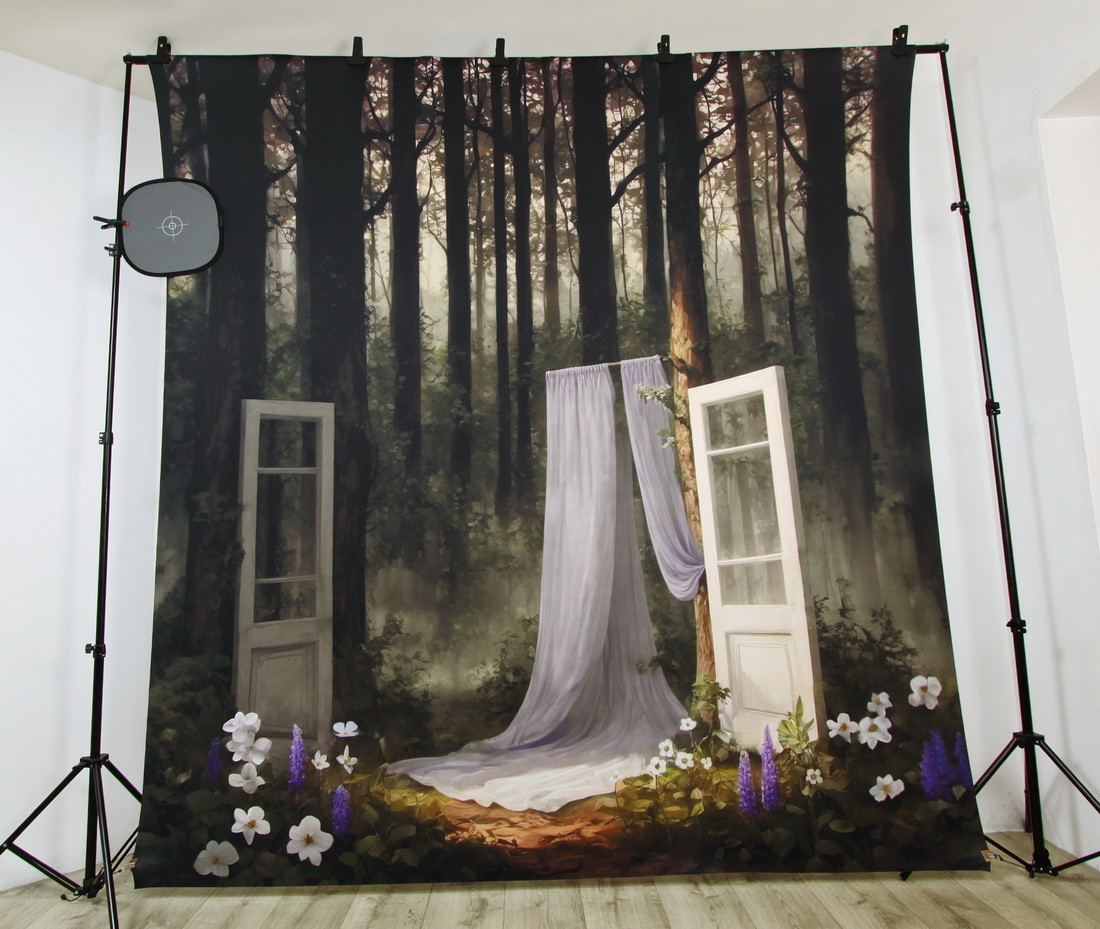 Backdrop "Forest doors"