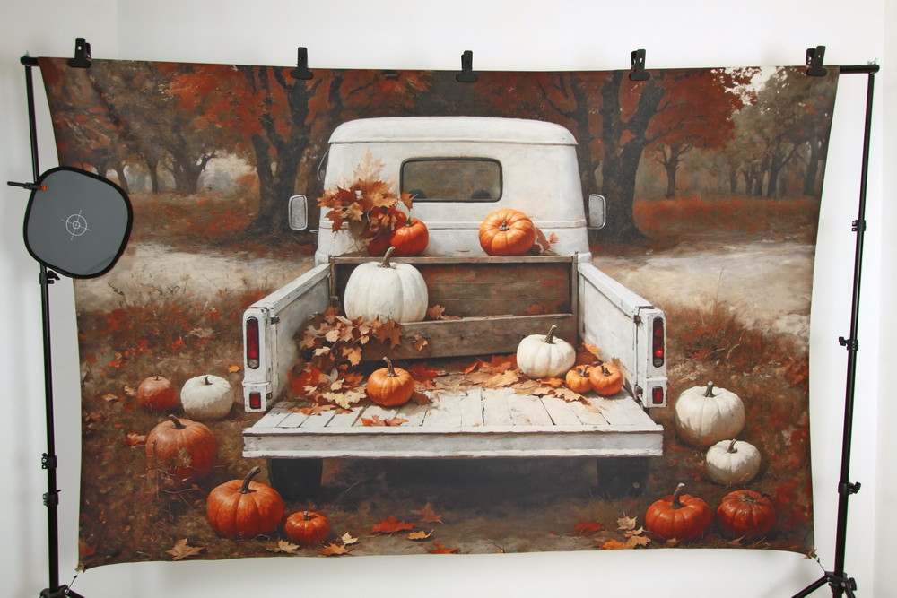 Backdrop "Autumn ghost truck"