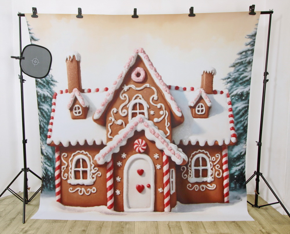 Backdrop "Gingerbread house 2.0"