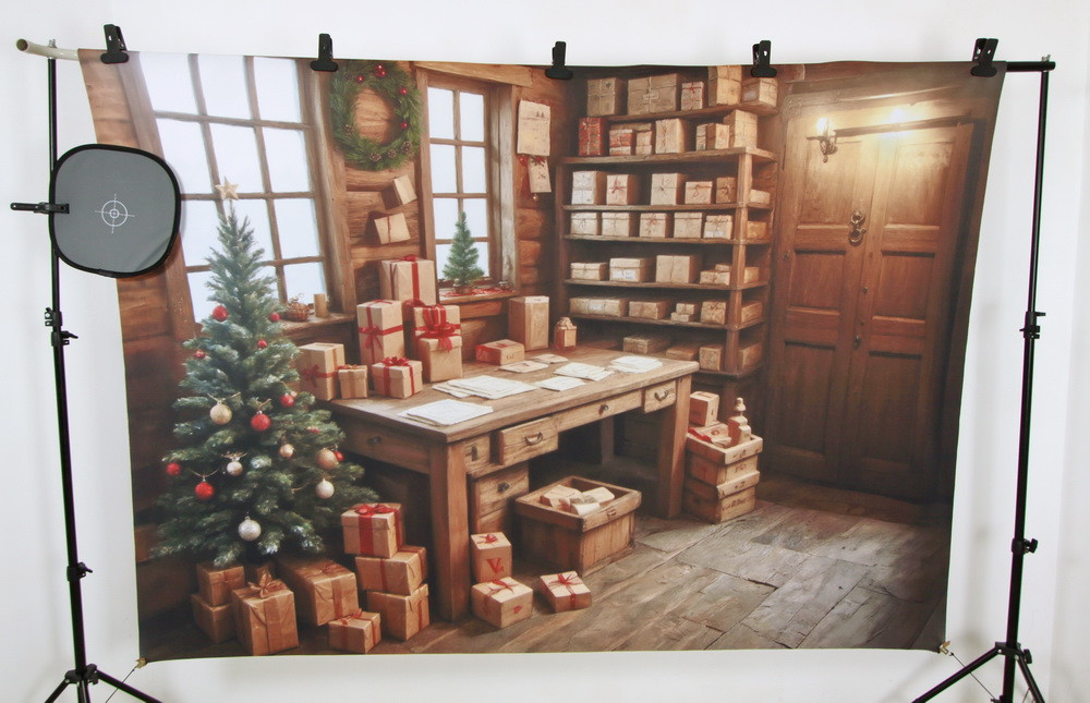 Backdrop "Santa's post office"