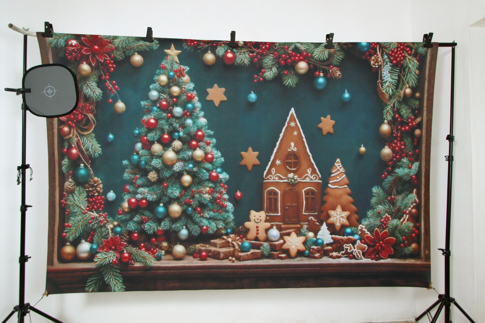 Backdrop "Xmas gingerbreads"