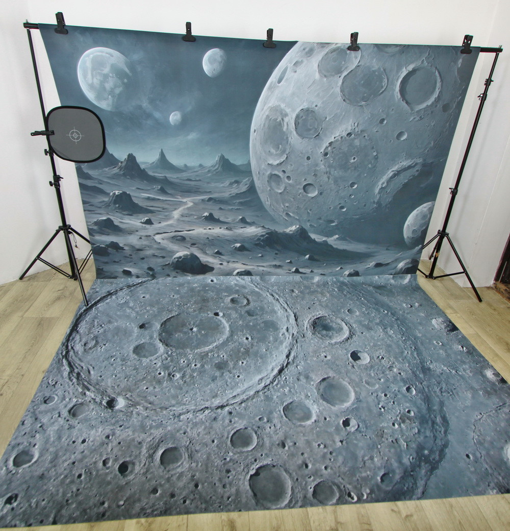 Backdrop "Lunar craters"