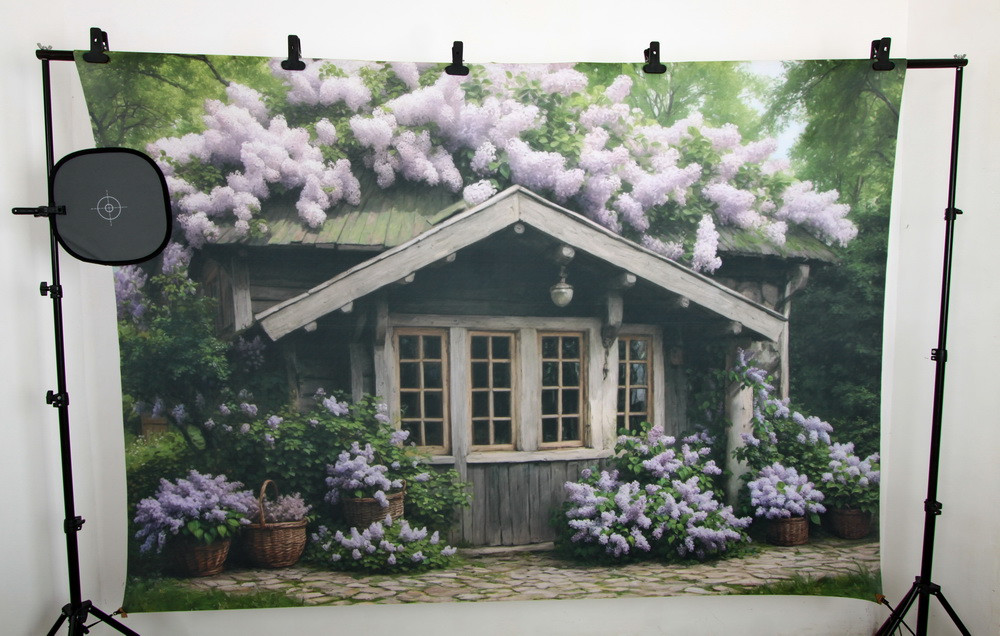 Backdrop "Liliac house"