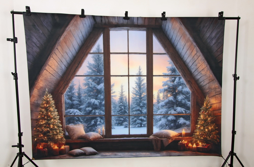 Backdrop "Winter windows" ver.2