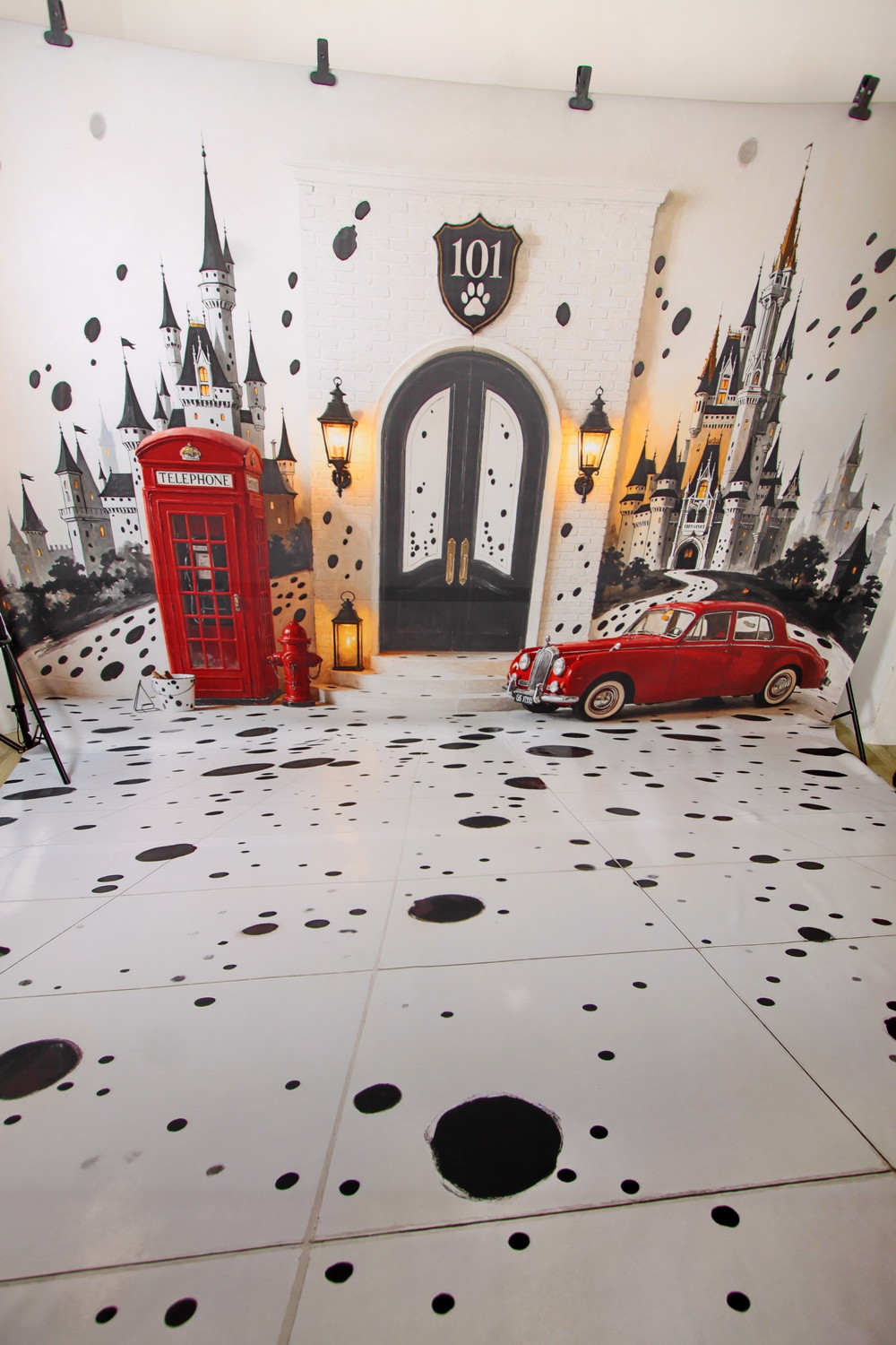 Combined backdrop "101 Dalmatians"