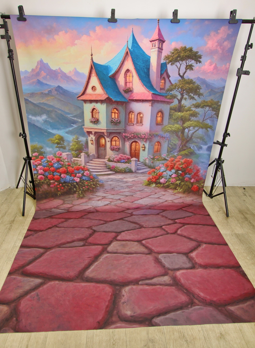 Combined backdrop "Pink castle"