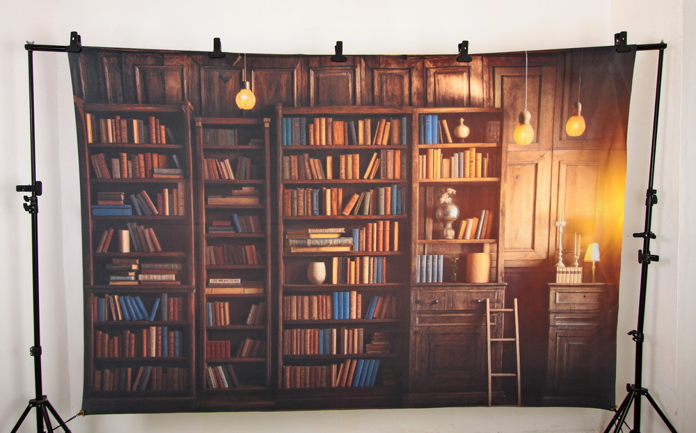 School backdrop "library"