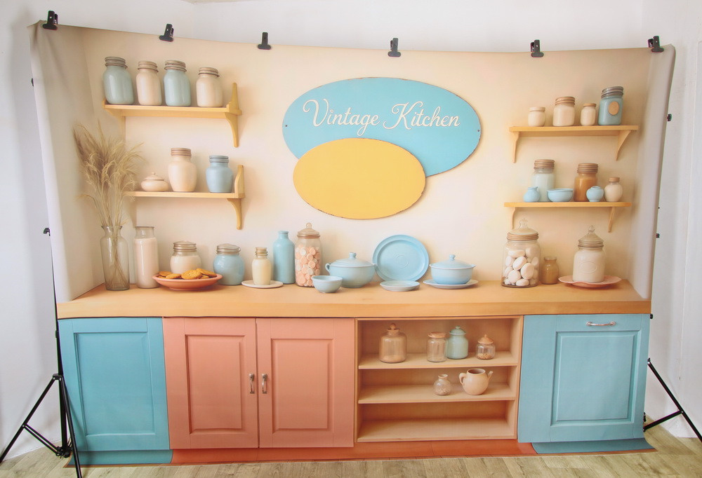 Backdrop "Vintage Kitchen (light)"