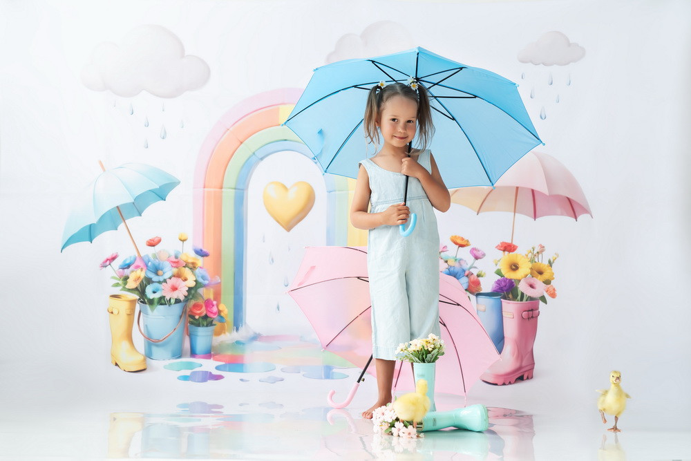 Backdrop "Summer rain (boots)"