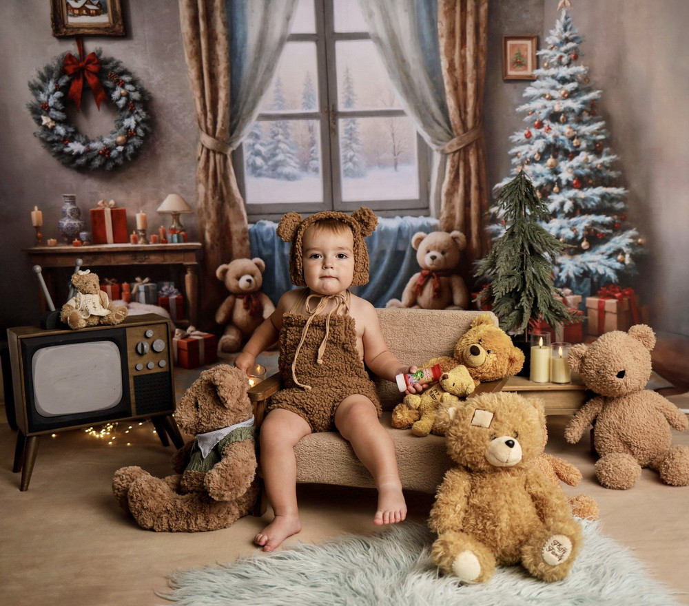 Backdrop "Snowy room"