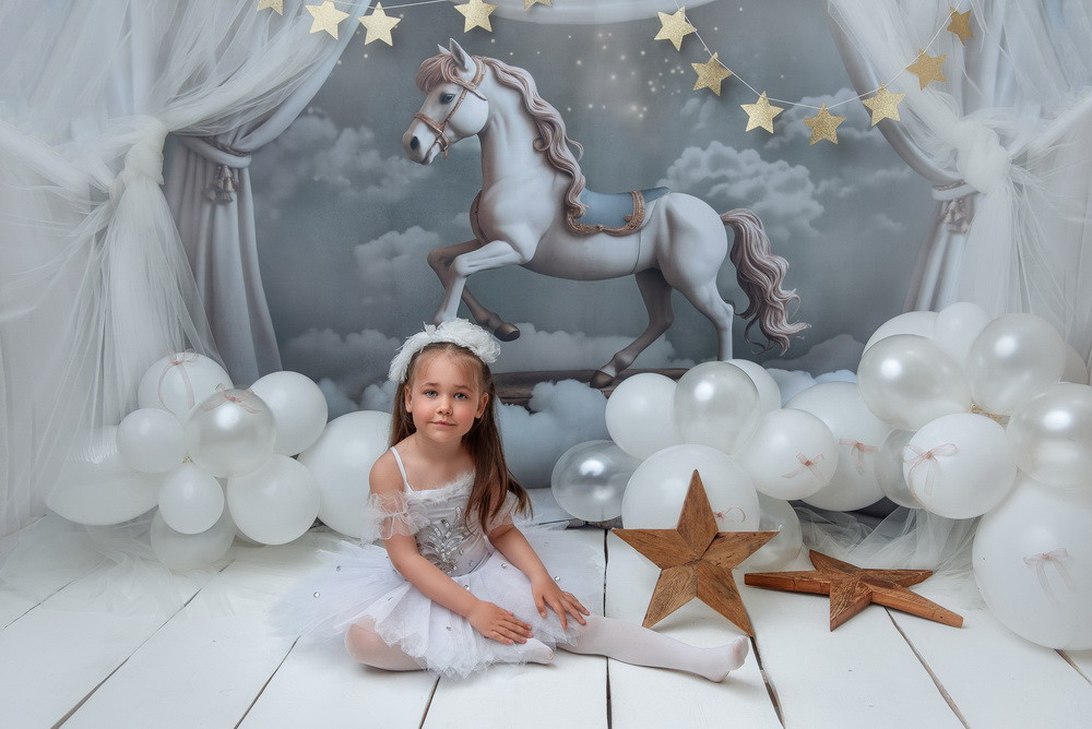 Backdrop "Horse on stage"