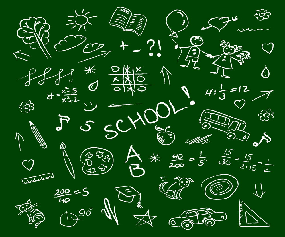 Backdrop "green school board SCHOOL"